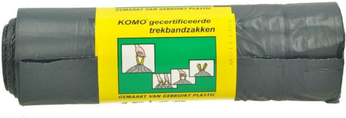 Komo Vuilniszakken Trekband 60L 15 st
