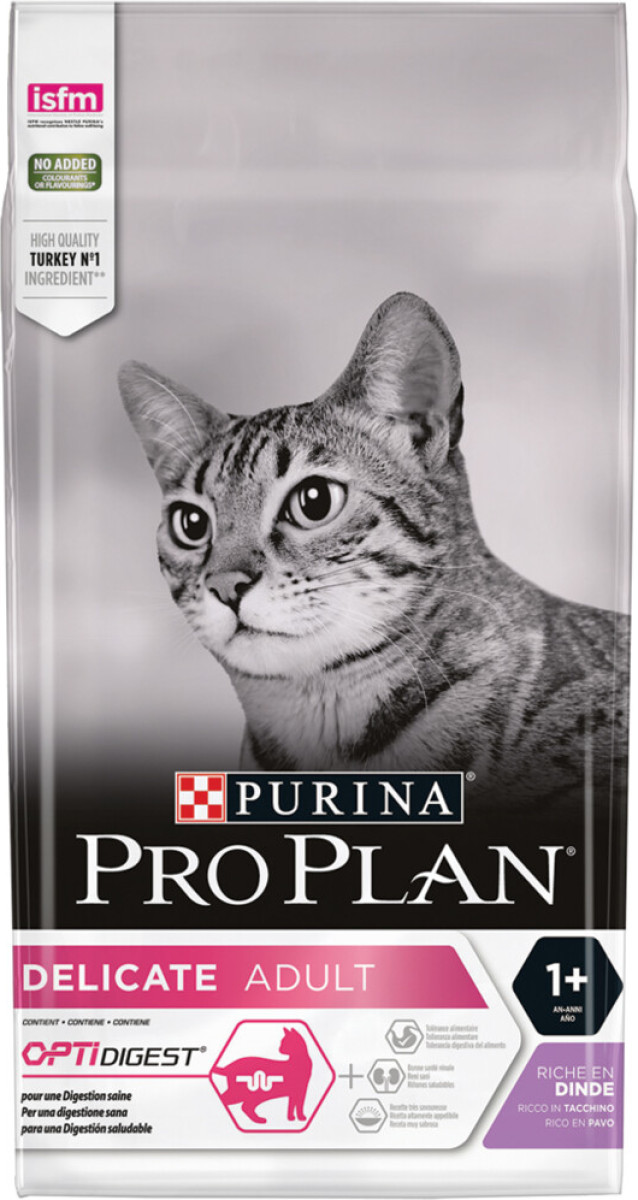 Pro Plan Kat Delicate Kalkoen-rijst 1,5 kg