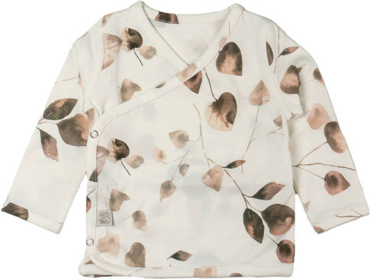 Yumi Baby newborn longsleeve Golden Hour off white/lichtbruin/bruin