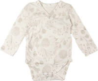 Yumi Baby newborn overslag romper Fairytale off white/beige