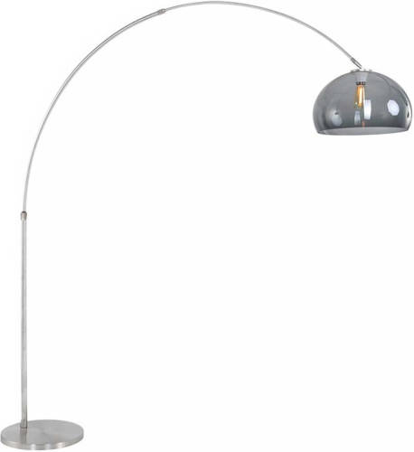 Steinhauer Booglamp Xxl Stresa - H 230 Cm - Plexi Rook - Mat Chroom