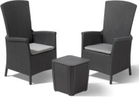 Allibert Tuinset Vermont grafiet 3-delig 231692