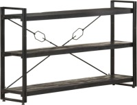 VidaXL Boekenkast met 3 schappen 140x30x80 cm massief mangohout