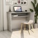 VidaXL Bureau 90x50x74 cm spaanplaat betongrijs