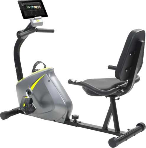 VidaXL Ligfiets hometrainer magnetisch met hartslagmeter