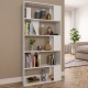 VidaXL Boekenkast/kamerscherm 80x24x159 cm spaanplaat wit