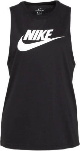 Nike top zwart/wit
