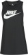 Nike top zwart/wit