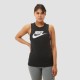 Nike top zwart/wit