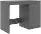 VidaXL Bureau 100x50x76 cm spaanplaat grijs