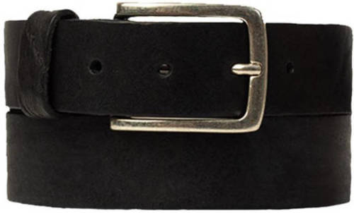 Cowboysbelt leren riem 359055 zwart