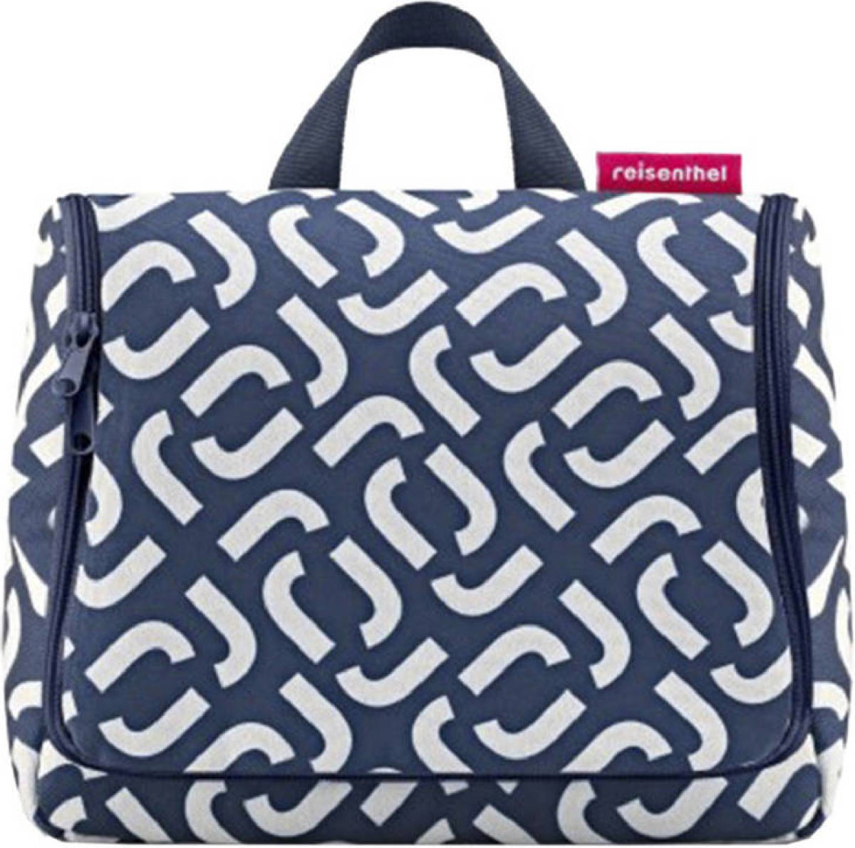 Reisenthel toilettas XL blauw/wit