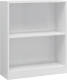 VidaXL Boekenkast 60x24x74,5 cm spaanplaat hoogglans wit