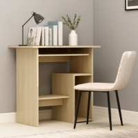 VidaXL Bureau 80x45x74 cm spaanplaat sonoma eikenkleurig
