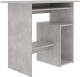 VidaXL Bureau 80x45x74 cm spaanplaat betongrijs