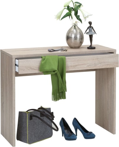 FMD Bureau met brede lade 100x40x80 cm eikenkleurig
