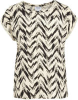 AWARE by VERO MODA T-shirt Ava met all over print ecru/zwart