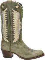 Sendra Debora Insa leren cowboylaarzen kaki