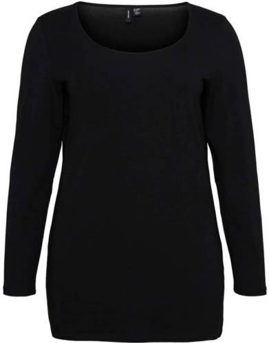 VERO MODA CURVE longsleeve VMPAXI zwart