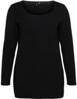 VERO MODA CURVE longsleeve VMPAXI zwart