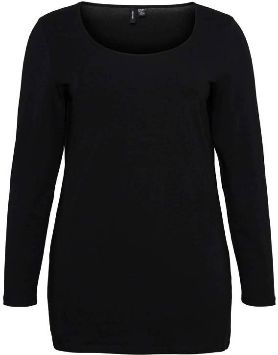 VERO MODA CURVE longsleeve VMPAXI zwart