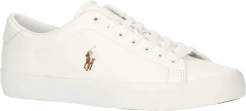 Polo ralph lauren Longwood leren sneakers wit