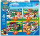 Ravensburger Paw Patrol 4-in-1-box legpuzzel 72 stukjes