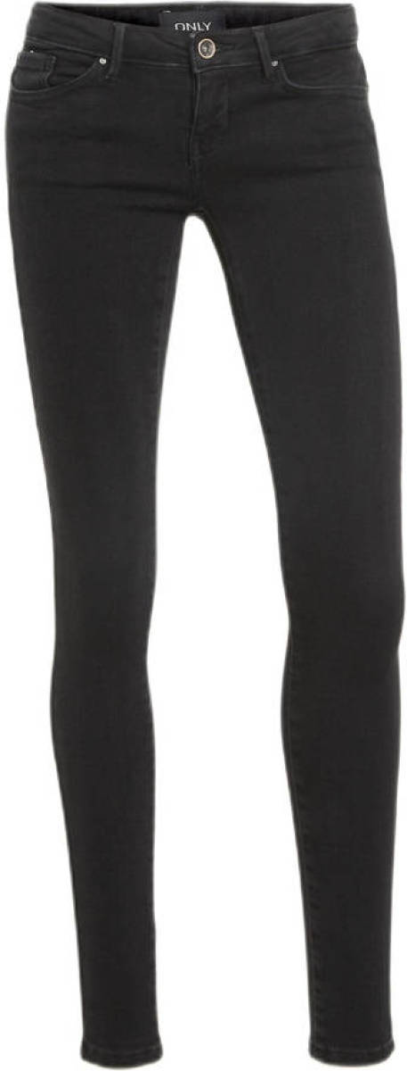 Only low waist skinny jeans ONLCORAL LIFE SL SK POWER AZG3659 NOOS black denim