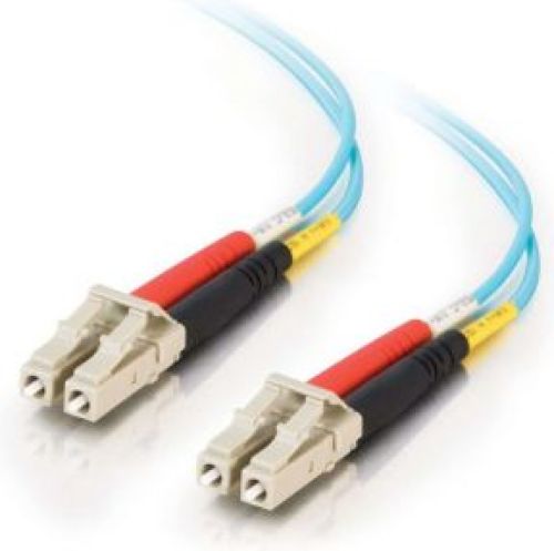 Cables To Go C2G 5m LC-LC 10Gb 50/125 OM3 Duplex Multimode PVC glasvezelkabel (LSZH) - Aqua