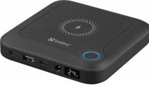Sandberg 420-57 powerbank 24000 mAh Draadloos opladen Zwart