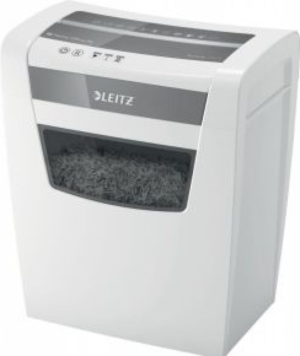 Leitz IQ Home Office P-4 papiervernietiger Particle-cut shredding 22 cm Wit