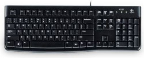 Logitech K120 toetsenbord USB QWERTY Italiaans Zwart