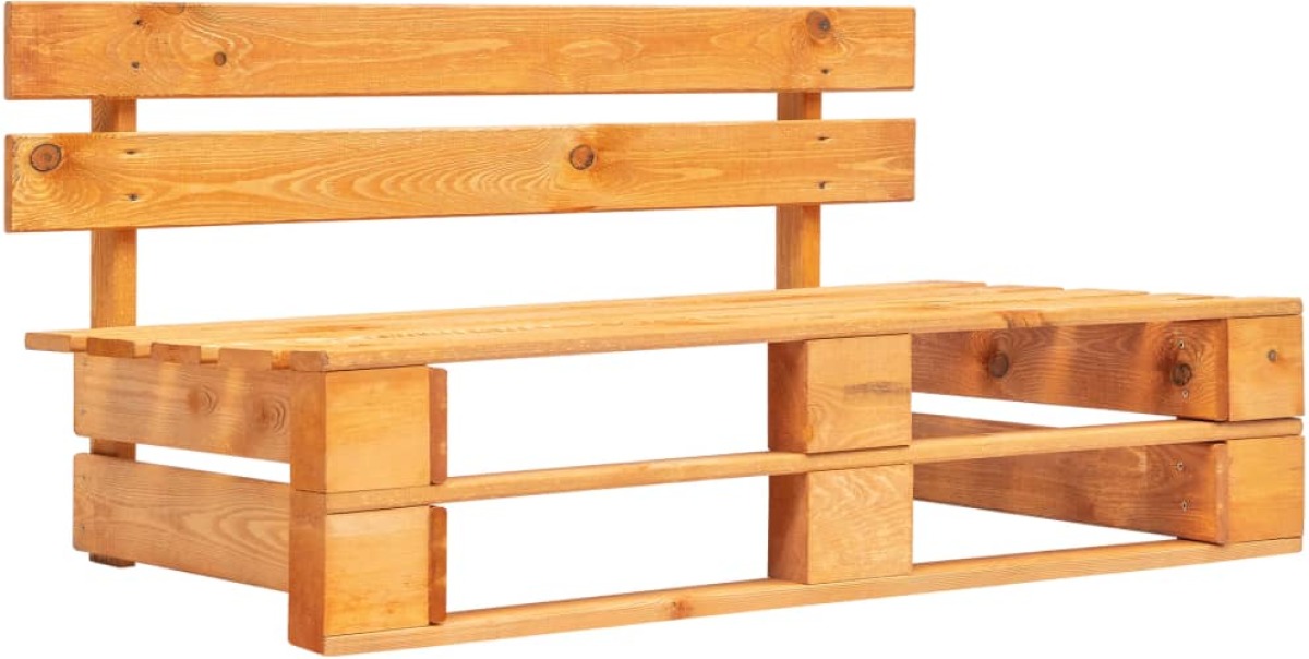 VidaXL Tuinbank pallet hout honingbruin