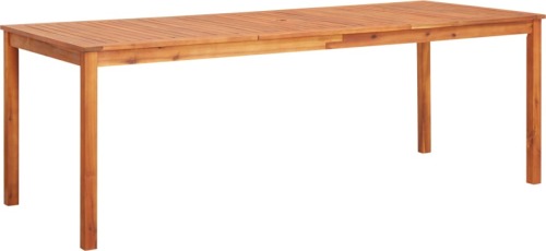 VidaXL Tuintafel 215x90x74 cm massief acaciahout