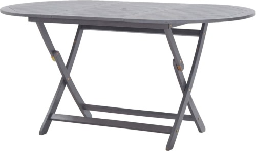 VidaXL Tuintafel inklapbaar 160x85x75 cm massief acaciahout