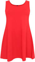 Yoek top COTTON rood