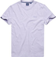 Superdry T-shirt met logo pale lilac marl