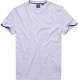 Superdry T-shirt met logo pale lilac marl