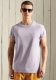 Superdry T-shirt met logo pale lilac marl