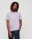 Superdry T-shirt met logo pale lilac marl