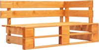 VidaXL Tuinhoekbank pallet hout honingbruin