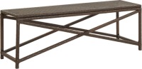 VidaXL Tuinbank 120 cm poly rattan bruin