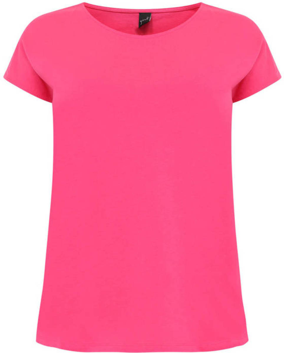 Yoek T-shirt COTTON roze