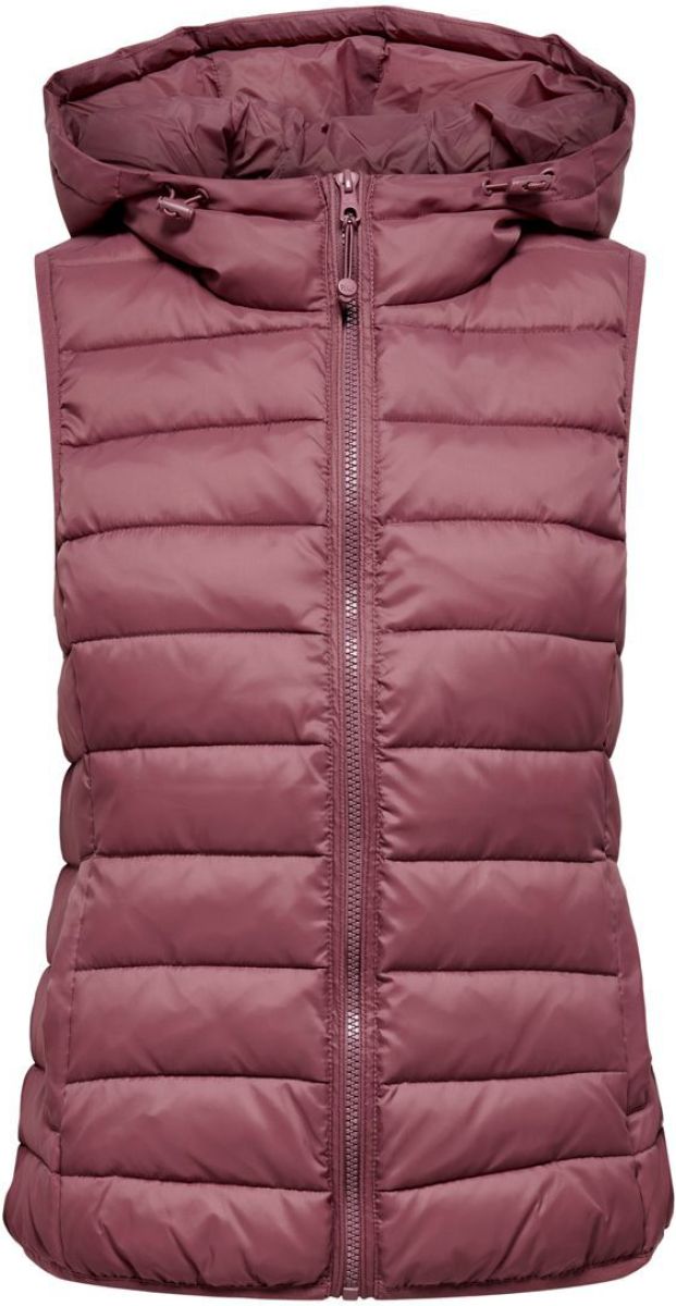 Only Gewatteerd Gilet Dames Rood
