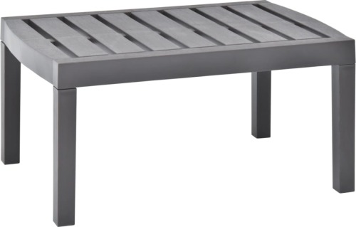 VidaXL Tuintafel 78x55x38 cm kunststof mokka