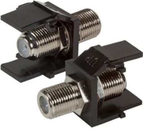 EFB Elektronik EB540 F-Connector F-Connector Zwart kabeladapter/verloopstukje
