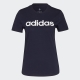 adidas Performance sport T-shirt donkerblauw/wit