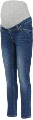 MAMALICIOUS low waist slim fit jeans Hampshire stonewashed