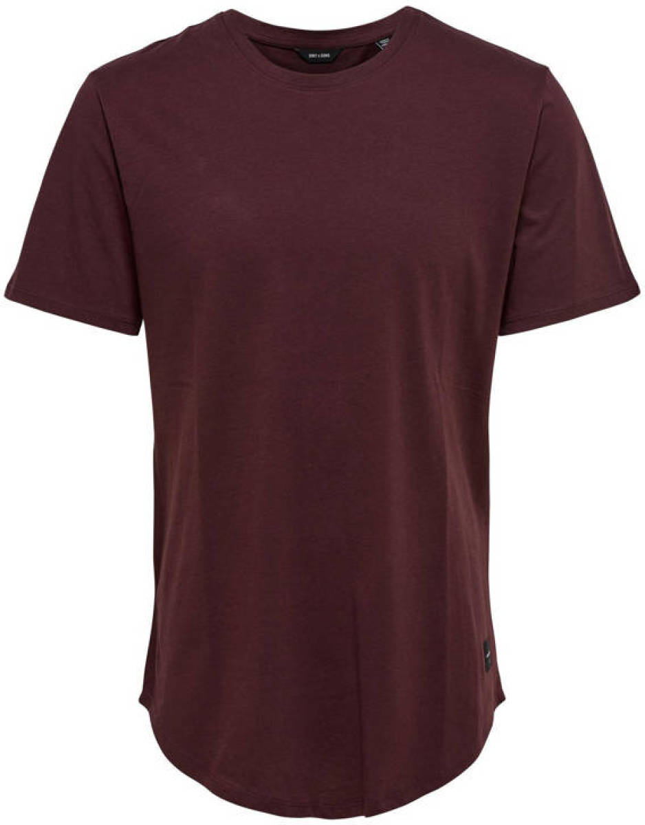 ONLY & SONS T-shirt ONSMATT LIFE LONGY fudge