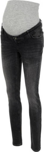 MAMALICIOUS low waist slim fit jeans Califorien grijs stonewashed